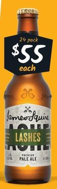 James Squire - 150 Lashes Premium Pale Ale Stubbies 330ml offers at $55 in Cellarbrations