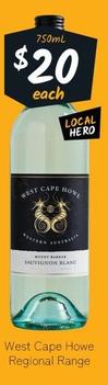 West Cape Howe - Regional Range offers at $20 in Cellarbrations