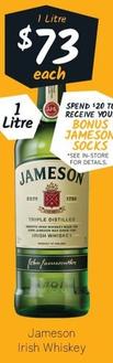 Jameson - Irish Whiskey offers at $73 in Cellarbrations