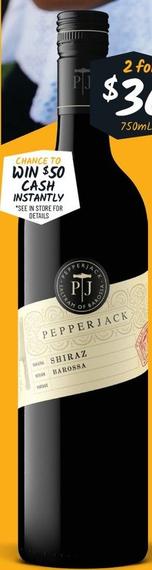 Pepperjack - Range (excl Midstrength) offers at $38 in Cellarbrations