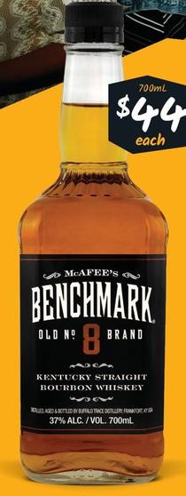 Benchmark - Kentucky Straight Bourbon Whiskey offers at $45 in Cellarbrations