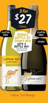 Yellow Tail - Range offers at $30 in Cellarbrations