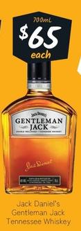 Jack Daniels - Gentleman Jack Tennessee Whiskey offers at $65 in Cellarbrations