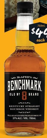 Benchmark - Kentucky Straight Bourbon Whiskey offers at $44 in Cellarbrations