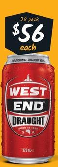 West End - Draught Block Cans 375ml offers at $59 in Cellarbrations