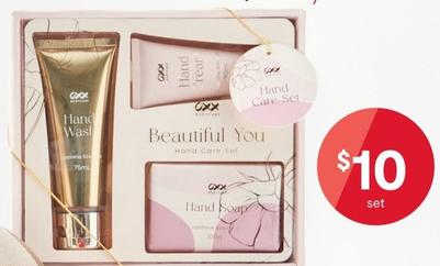 OXX - Bodycare Mothers Day Beautiful You Hand Care Set - Jasmine Scented offers at $10 in Kmart