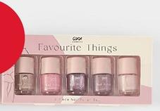 OXX - Cosmetics 5 Piece Favourite Things Nail Polish Set offers at $6 in Kmart