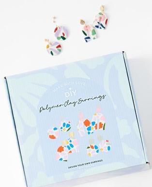 Design Your Own Polymer Clay Earrings Kit offers at $8 in Kmart