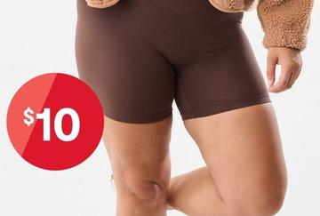 Active Womens Ultra Soft Bike Shorts offers at $10 in Kmart