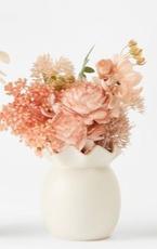Artificial Pink Florals In Wave Vase offers at $15 in Kmart