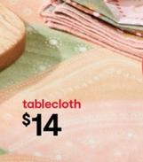 Mudyin Ngurrawa Tablecloth offers at $14 in Kmart