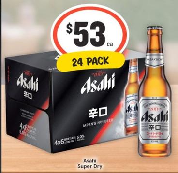 Asahi - Super Dry offers at $53 in IGA Liquor