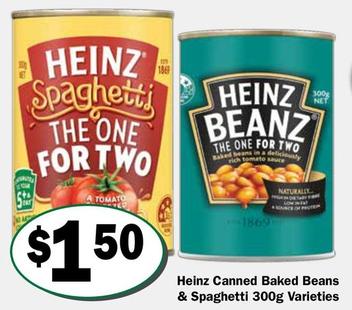 Canned food offers at $1.5 in Friendly Grocer