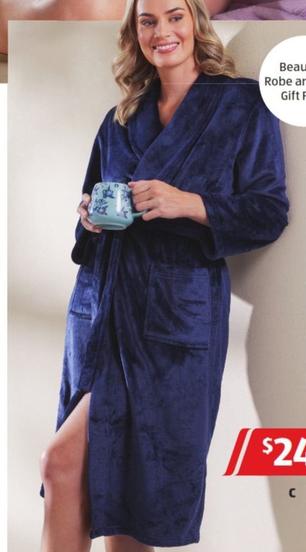 Fleece Robe And Mug Gift Pack offers at $24.99 in ALDI