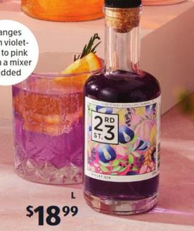 23rd Street - Violet Gin 200ml offers at $18.99 in ALDI