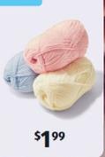 Acrylic Knitting Yarn 8ply 100g offers at $1.99 in ALDI