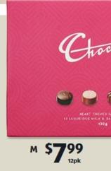 Chocolatier - Assorted Gift Box 12pk/130g offers at $7.99 in ALDI