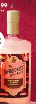 The Infusionist - Chocolate And Rose Flavoured Gin Liqueur 700ml offers at $34.99 in ALDI