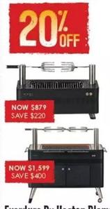 Everdure By Heston Blemethal Charcoal Bbq's & Smokers offers at $879 in Barbeques Galore