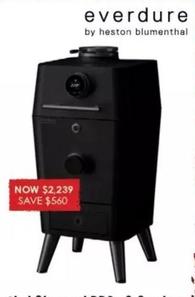 Everdure By Heston Blemethal Charcoal Bbq's & Smokers offers at $2239 in Barbeques Galore