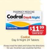 Codral - Day & Night 24 Tablets offers at $11.99 in WHOLEHEALTH
