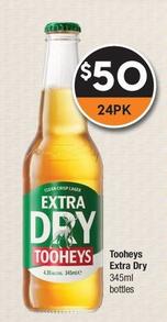 Tooheys - Extra Dry 345ml Bottles offers at $50 in Super Cellars