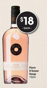 Rose wine offers at $18 in Super Cellars
