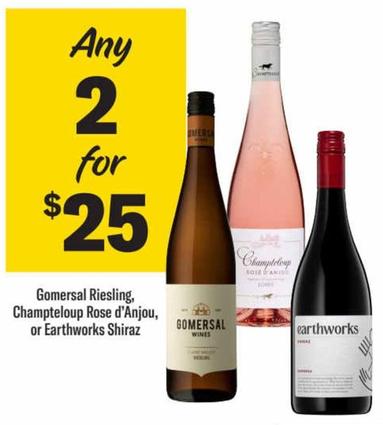 Wine offers at $25 in Liquorland