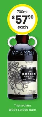 The Kraken - Black Spiced Rum offers at $57.9 in The Bottle-O