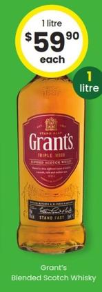 Grant's - Blended Scotch Whisky offers at $59.9 in The Bottle-O