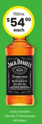 Jack Daniels - Old No.7 Tennessee Whiskey offers at $54.9 in The Bottle-O