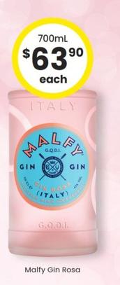 Malfy - Gin Rosa offers at $63.9 in The Bottle-O