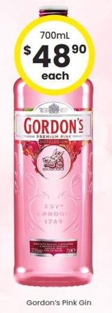 Gordon's - Pink Gin offers at $48.9 in The Bottle-O