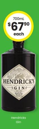 Hendrick's - Gin offers at $67.9 in The Bottle-O