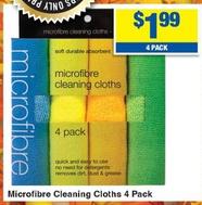 Microfibre Cleaning Cloths 4 Pack offers at $1.99 in My Chemist