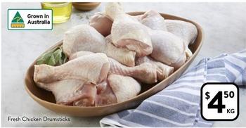 Fresh Chicken Drumsticks offers at $4.5 in Foodworks