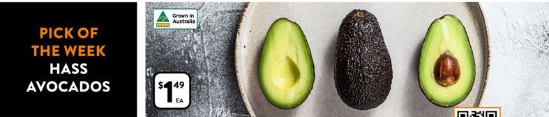 Hass Avocados offers at $1.49 in Foodworks