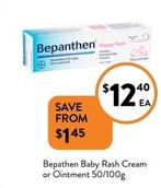 Bepathen - Baby Rash Cream Or Ointment 50/100g offers at $12.4 in Foodworks