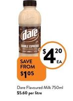 Dare - Flavoured Milk 750ml offers at $4.2 in Foodworks