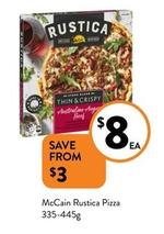 Mccain - Rustica Pizza 335-445g offers at $8 in Foodworks