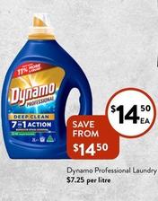 Dynamo - Professional Laundry Liquid 2l offers at $14.5 in Foodworks