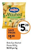 Birds Eye - Mashed Potato 800g offers at $5.2 in Foodworks
