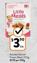 Annabel Karmel - Frozen Meals 200g offers at $3.9 in Foodworks