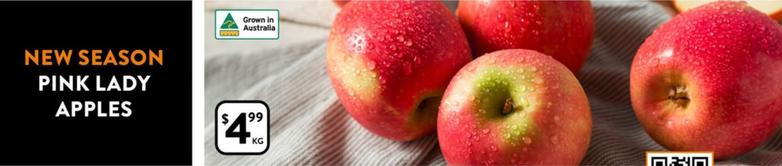 Pink Lady Apples offers at $4.99 in Foodworks