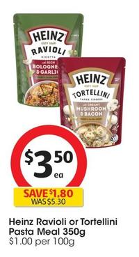 Heinz - Ravioli Pasta Meal 350g offers at $3.5 in Coles