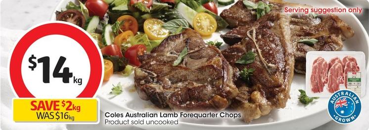 Coles - Australian Lamb Boneless Shoulder With Greek Style Marinade offers at $18 in Coles