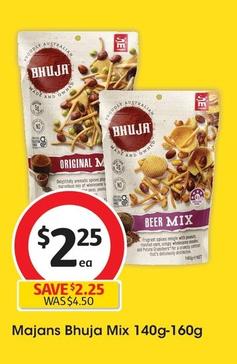 Majans Bhuja - Mix 140g-160g offers at $2.25 in Coles