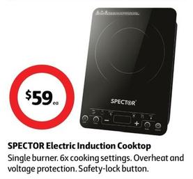 Spector - Electric Induction Cooktop offers at $59 in Coles