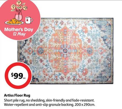 Artiss Floor Rug offers at $99 in Coles