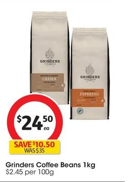 Grinders - Coffee Beans 1kg offers at $24.5 in Coles